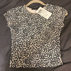 Brandy Melville leopard print top